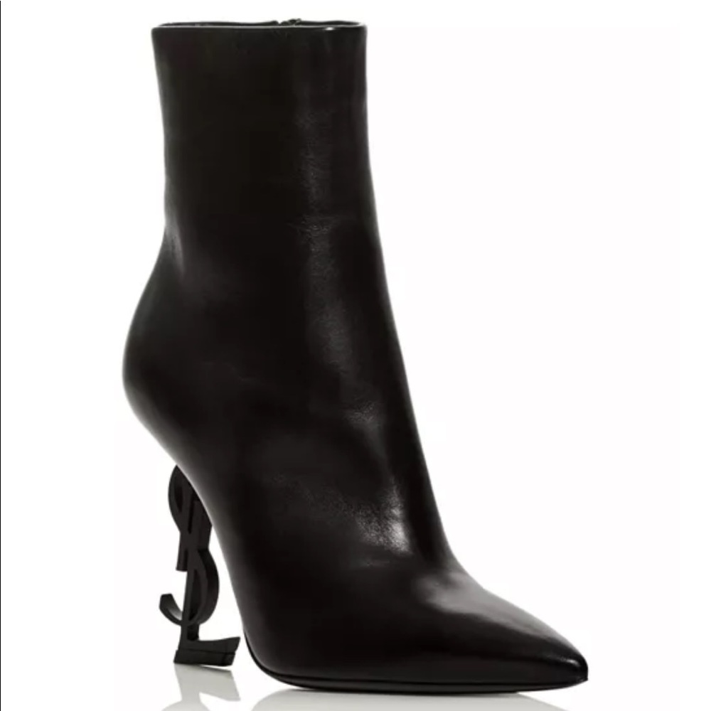 Ysl Opyum Leather Bootie